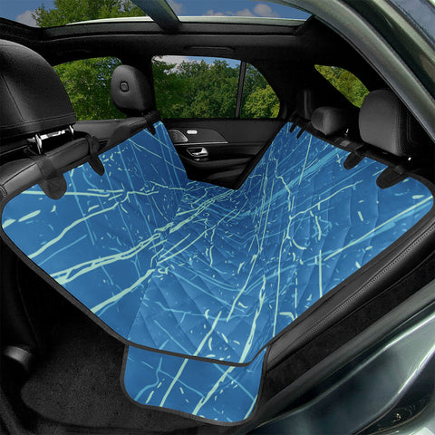 Image of French Blue, Blue Atoll & Beach Glass Pet Seat Covers