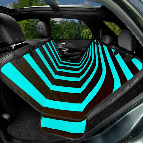 Image of Turquoise Waves Pet Seat Covers