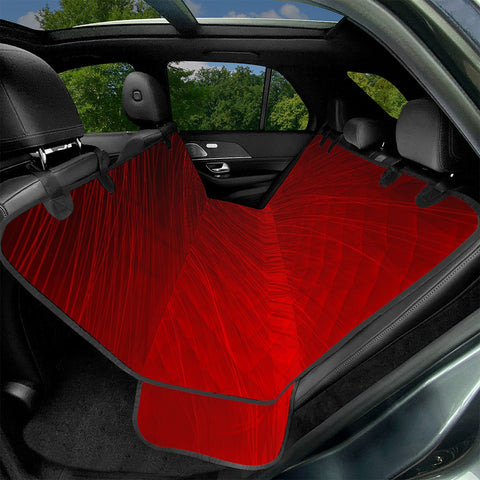 Image of Red Magnet Pet Seat Covers