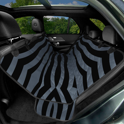 Image of Minimalism Black Blue Pet Seat Covers
