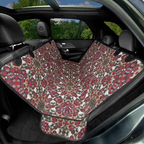 Image of Stylized Geometric Ornate Seamless Pattern Pet Seat Covers