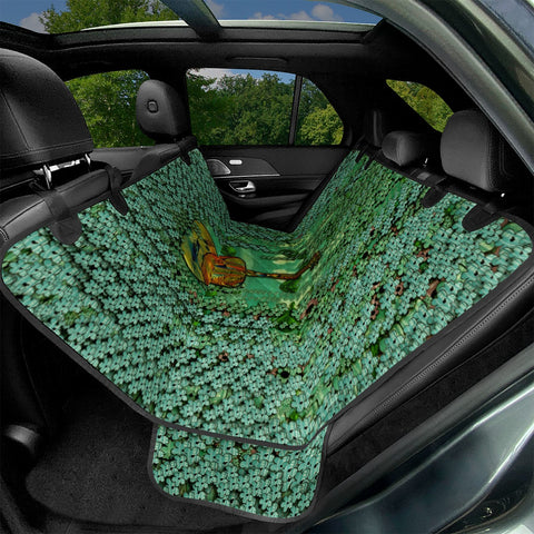 Image of Guitar In The Most Beautiful Landscape Of Fantasy And Sakura Pet Seat Covers