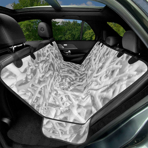 Image of Dry Roots Texture Print Pet Seat Covers