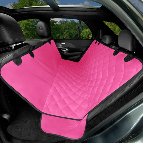 Image of Brilliant Rose Pink Pet Seat Covers