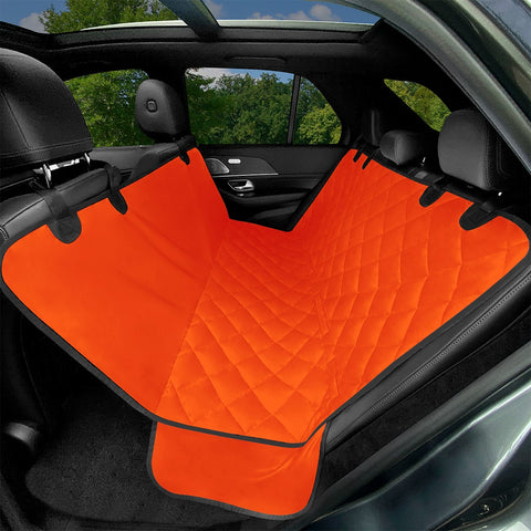 Image of Coquelicot Red Pet Seat Covers