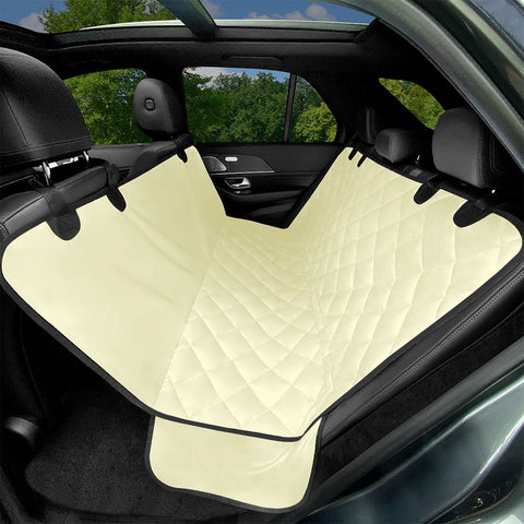 Image of Creamy Yellow Pet Seat Covers