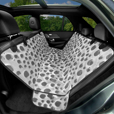 Image of Silver Abstract Print Design Pet Seat Covers