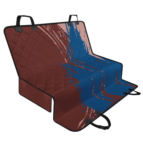 Image of Fired Brick, Classic Blue & Rose Tan Pet Seat Covers