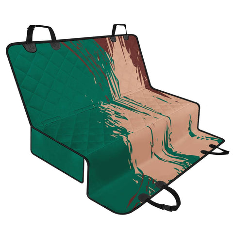 Image of Ultramarine Green, Peach Nougat & Fired Brick Pet Seat Covers