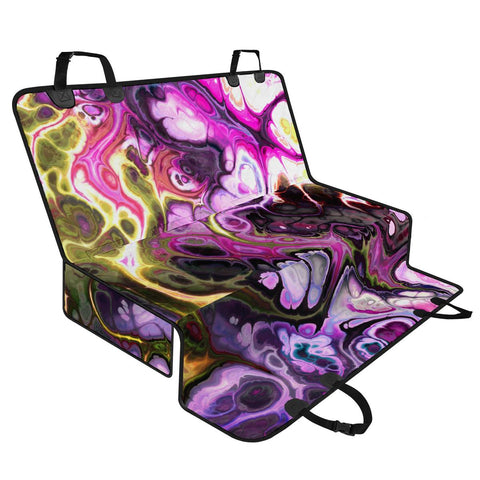 Image of Colorful Marble Design Pet Seat Covers