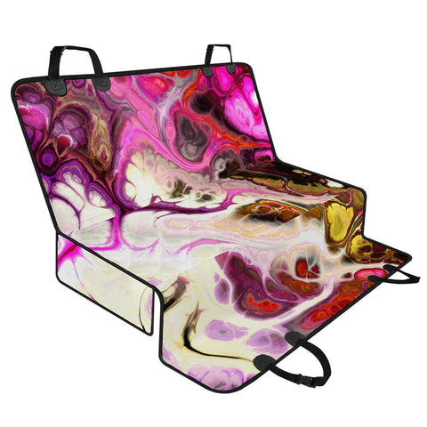 Image of Colorful Marble Design Pet Seat Covers