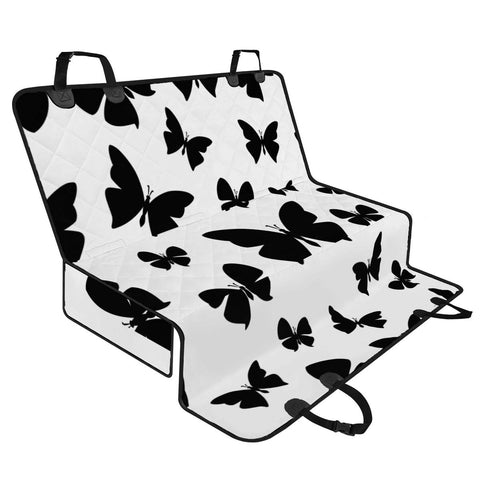 Image of Black Butterfly Pet Seat Covers