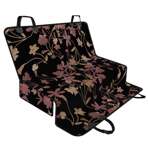 Image of Dark Floral Ornate Print Pet Seat Covers