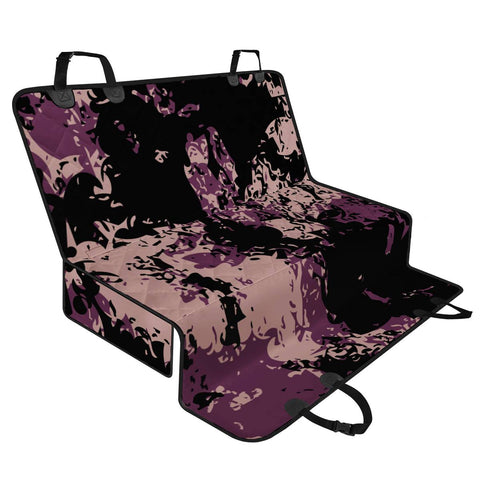 Image of Rose Tan & Magenta Purple Pet Seat Covers