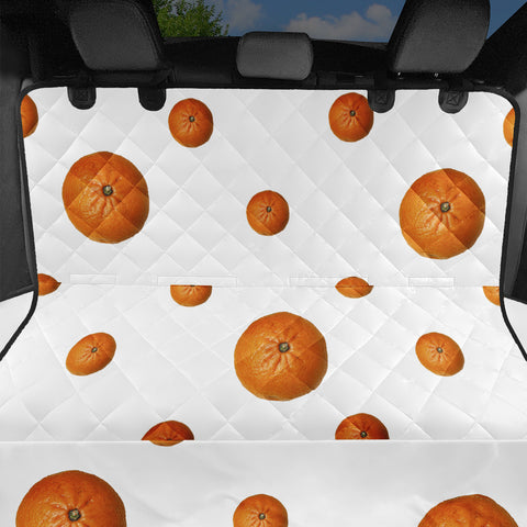 Image of Tangerines Photo Motif Pattern Design Pet Seat Covers