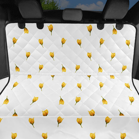 Image of Bright Rose Motif Print Pattern Pet Seat Covers