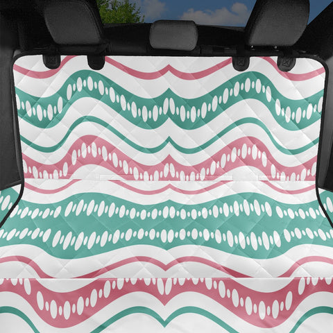 Image of Waving Lines Vivid Print Pattern Pet Seat Covers