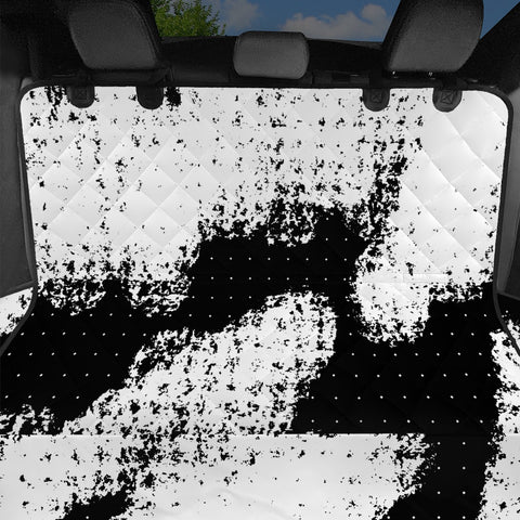 Image of Abstrait Taches Blanc/Noir Pet Seat Covers