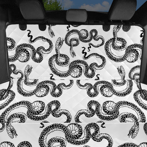 Image of Black Snakes Pet Seat Covers