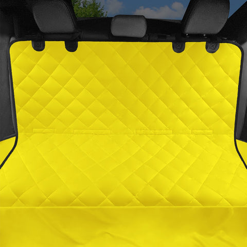 Aureolin Yellow Pet Seat Covers
