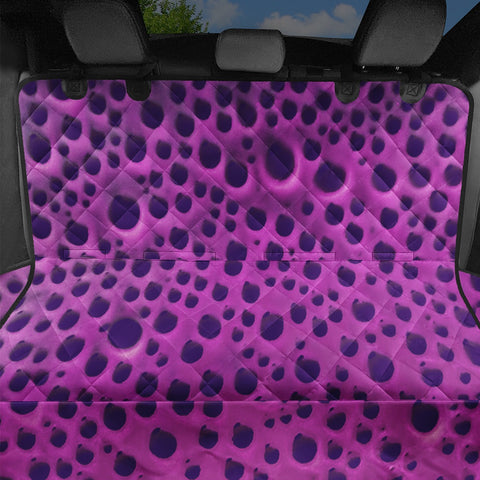 Purple Abstract Print Design Pet Seat Covers