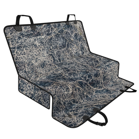 Image of Dark Texture Abstract Print Pet Seat Covers