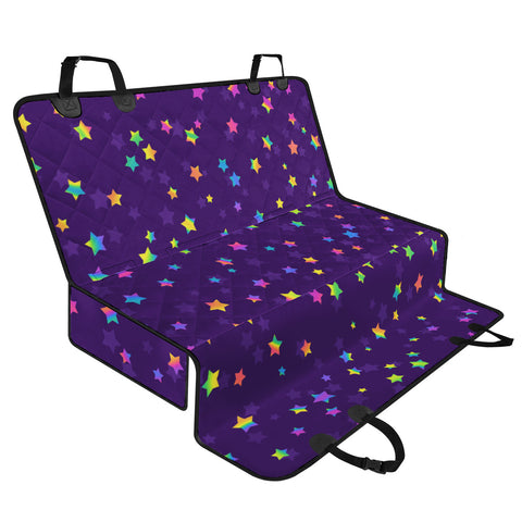 Image of Funky Rainbow Pattern Pet Seat Covers