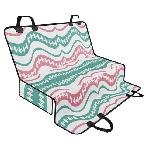 Image of Waving Lines Vivid Print Pattern Pet Seat Covers