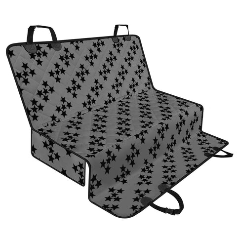 Image of Pattern Etoiles Noir/Gris Pet Seat Covers