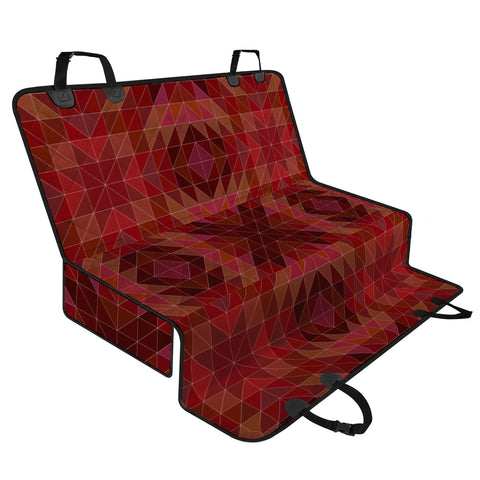 Image of Smooth Burgundy Pet Seat Covers