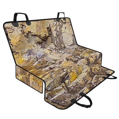 Image of Rocky Texture Grunge Print Design Pet Seat Covers