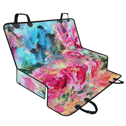 Image of Watercolor Flowers Pet Seat Covers