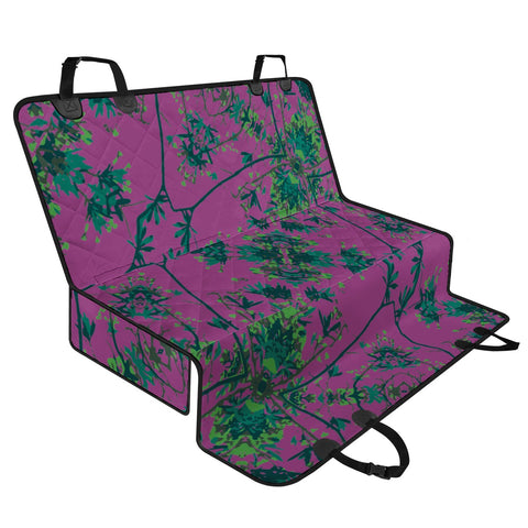 Image of Modern Floral Collage Pattern Pet Seat Covers