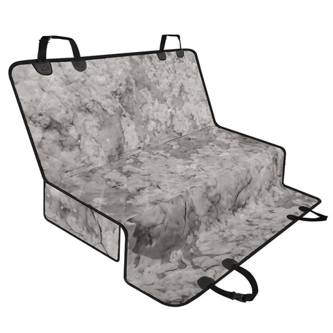 Grey Abstract Grunge Design Pet Seat Covers