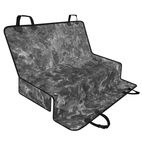 Dark Grey Abstract Grunge Design Pet Seat Covers