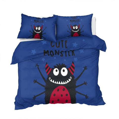 Image of Cute Monster Bedding Set