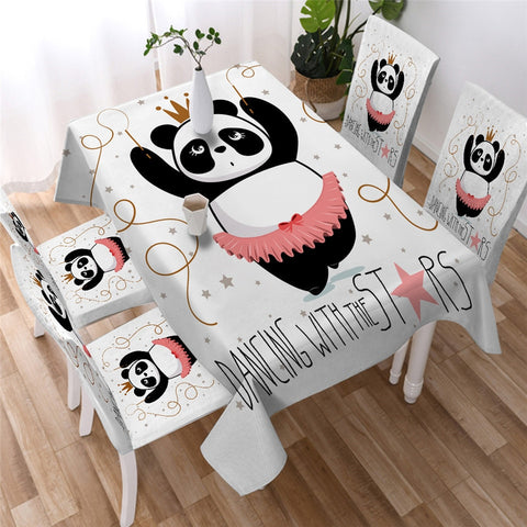 Image of Panda Kids Waterproof Tablecloth  07