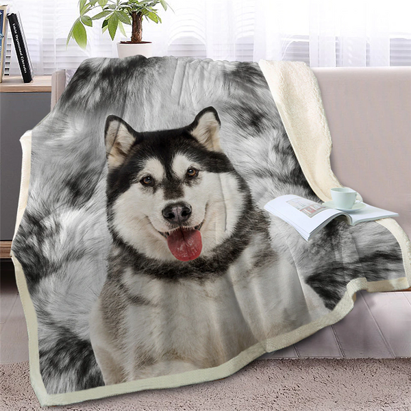 Husky fleece blanket best sale