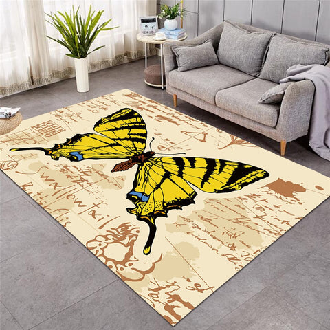 Image of Swallowtail Butterfly Rug