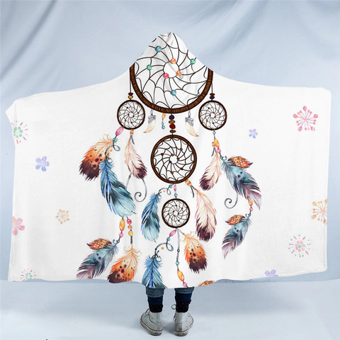 Image of Sipral Web Dream Catchers Hooded Blanket