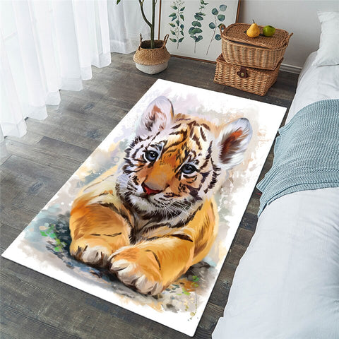 Image of 3D Tiger Cub SWDD0030 Rug