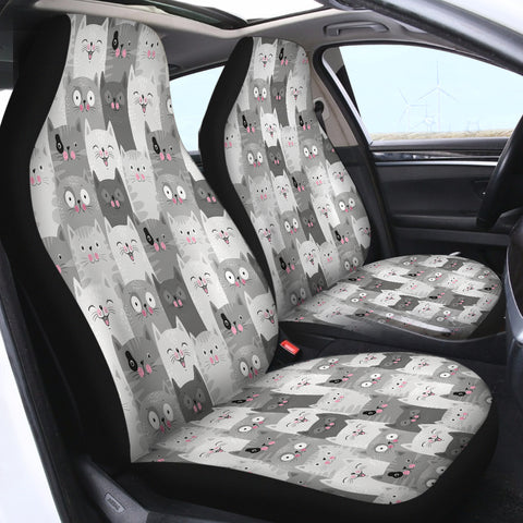 Image of Happy Cat SWQT1889 Car Seat Covers