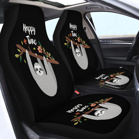 Image of Happy Time Sloth SWQT0675 Car Seat Covers