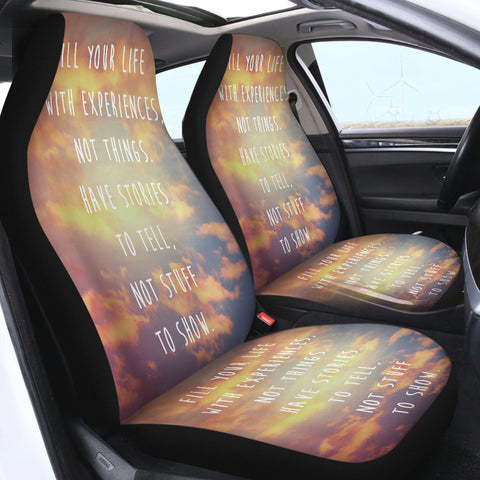 Image of Have Stories To Tell Quote SWQT0077 Car Seat Covers
