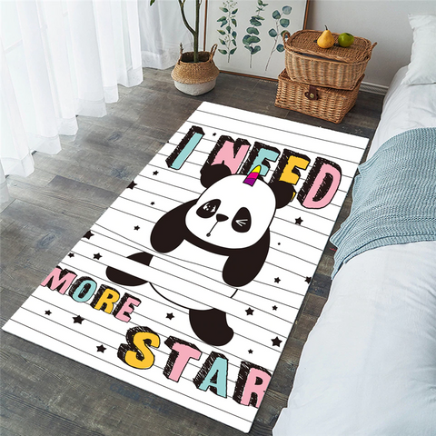 Image of I Need More Star Panda Rug