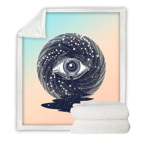 Image of Witchcraft Storm Eye Cozy Soft Sherpa Blanket