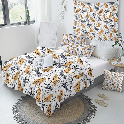 Image of Cheetah Pattern Bedding Set - Beddingify