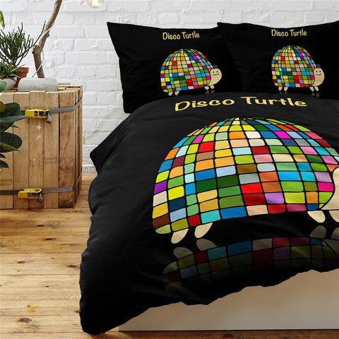 Image of Disco Turtle Bedding Set