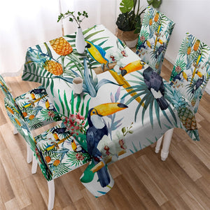 Toucan Waterproof Tablecloth