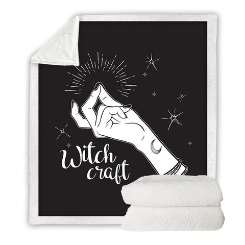 Image of Witchcraft Finger Snapping Soft Sherpa Blanket